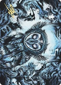 Vega, the Watcher Art Card (Gold-Stamped Signature) [Kaldheim Art Series] | Gate City Games LLC