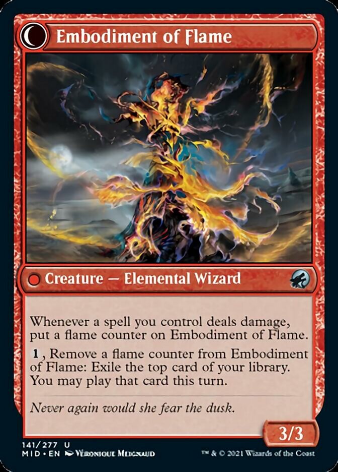 Flame Channeler // Embodiment of Flame [Innistrad: Midnight Hunt] | Gate City Games LLC