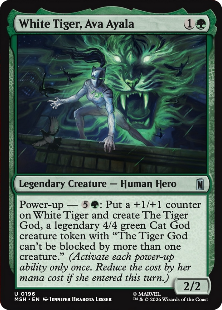 White Tiger, Ava Ayala [Marvel Super Heroes] | Gate City Games LLC