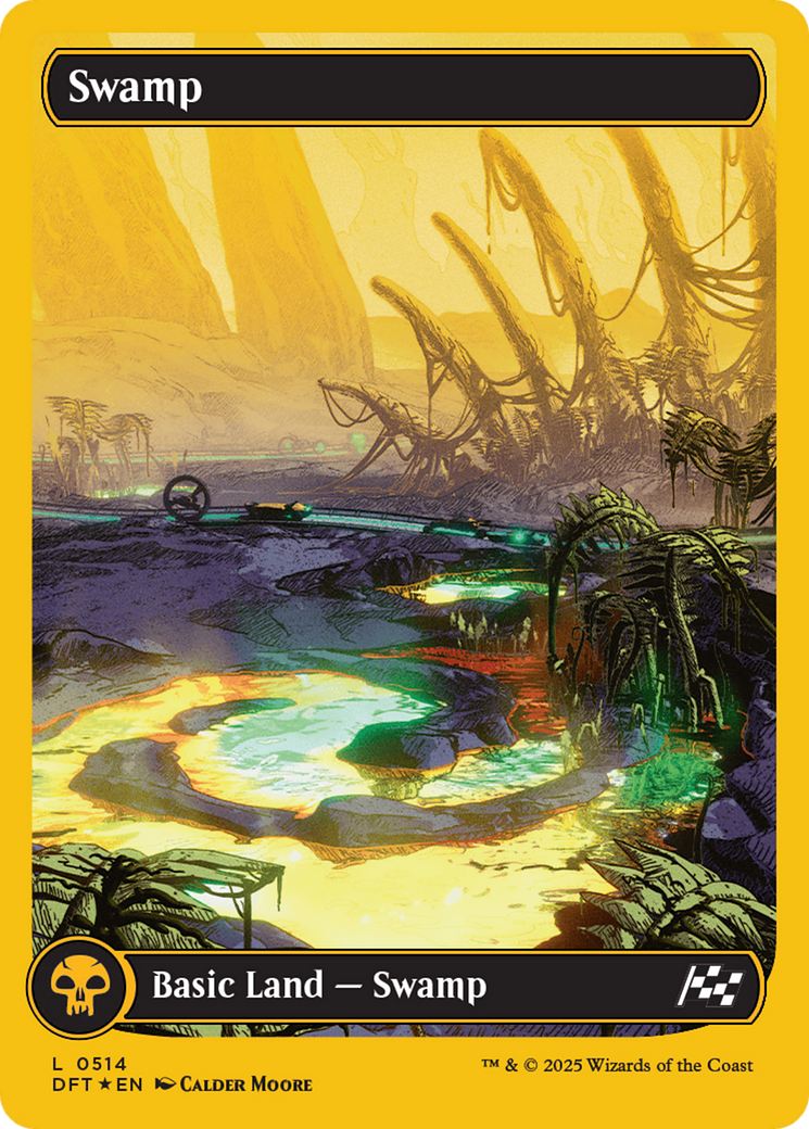 Swamp (0514) (First-Place Foil) [Aetherdrift] | Gate City Games LLC