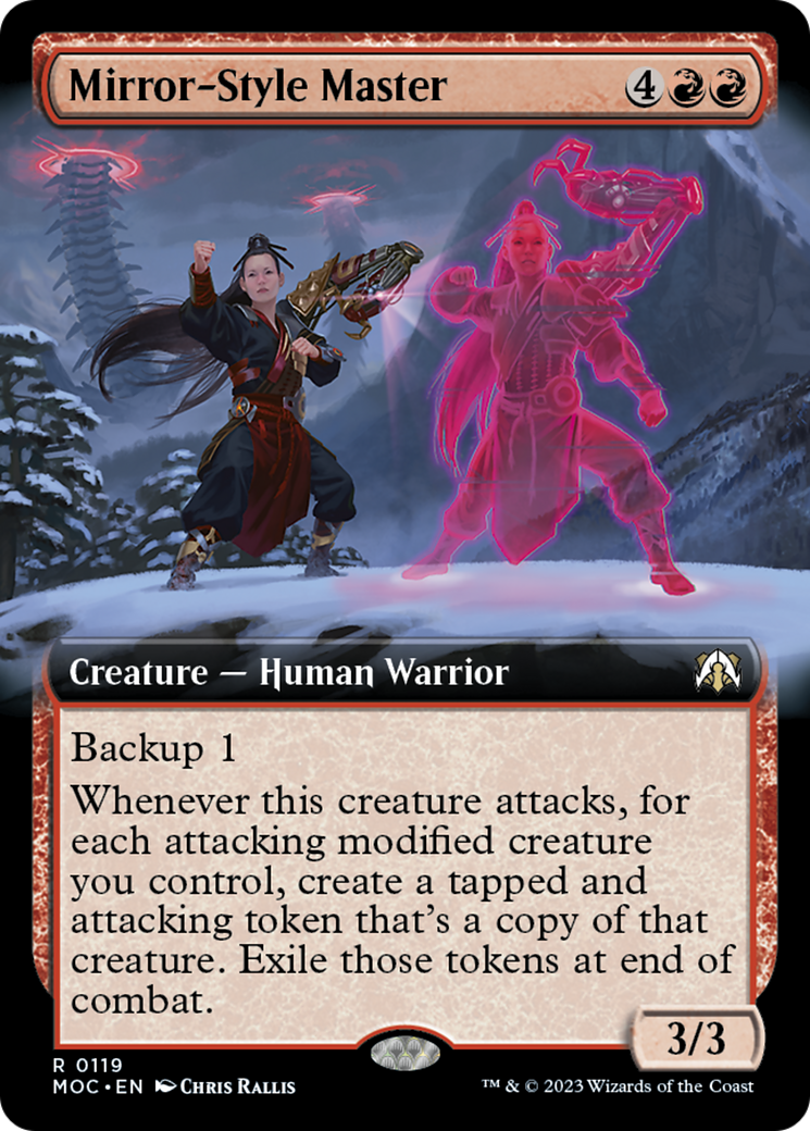 Mirror-Style Master (Extended Art) [March of the Machine Commander] | Gate City Games LLC