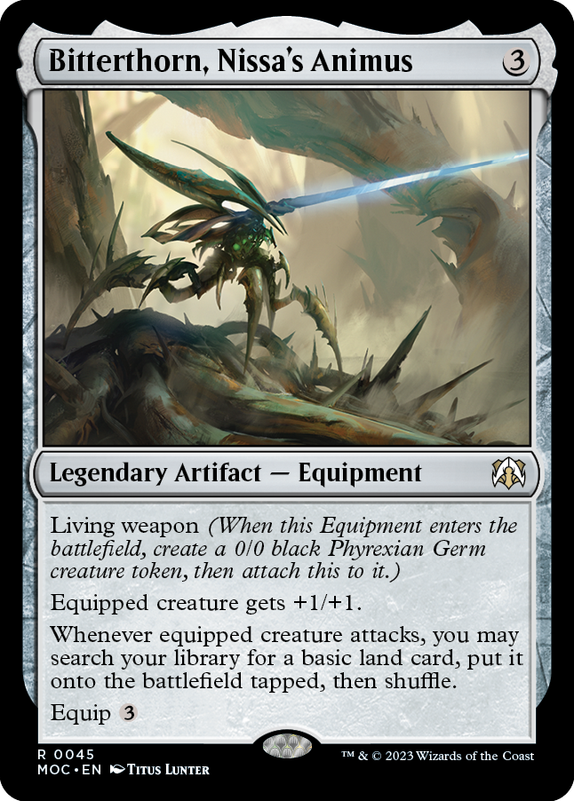 Bitterthorn, Nissa's Animus [March of the Machine Commander] | Gate City Games LLC