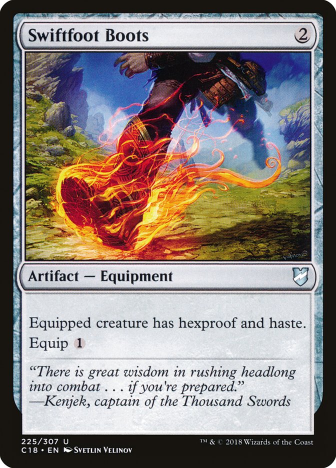 Swiftfoot Boots [Commander 2018] | Gate City Games LLC