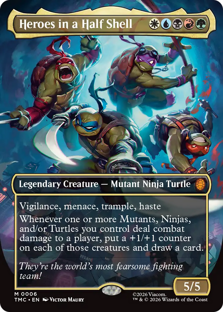 Heroes in a Half Shell (Borderless) [Teenage Mutant Ninja Turtles Commander] | Gate City Games LLC