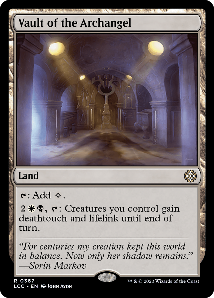 Vault of the Archangel [The Lost Caverns of Ixalan Commander] | Gate City Games LLC