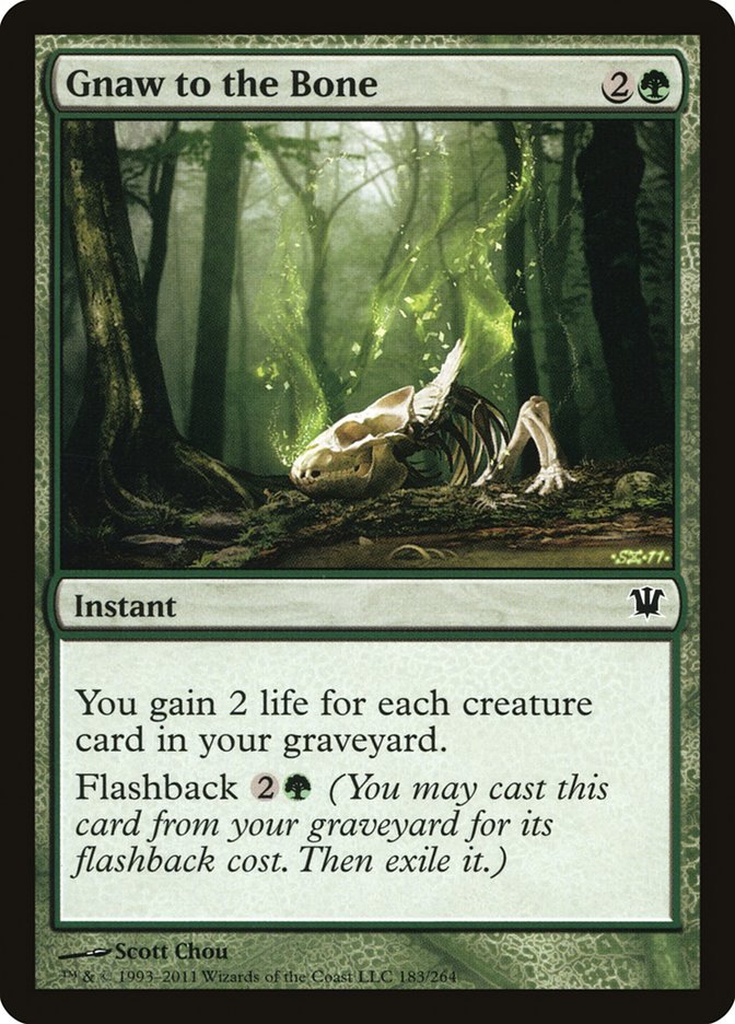 Gnaw to the Bone [Innistrad] | Gate City Games LLC
