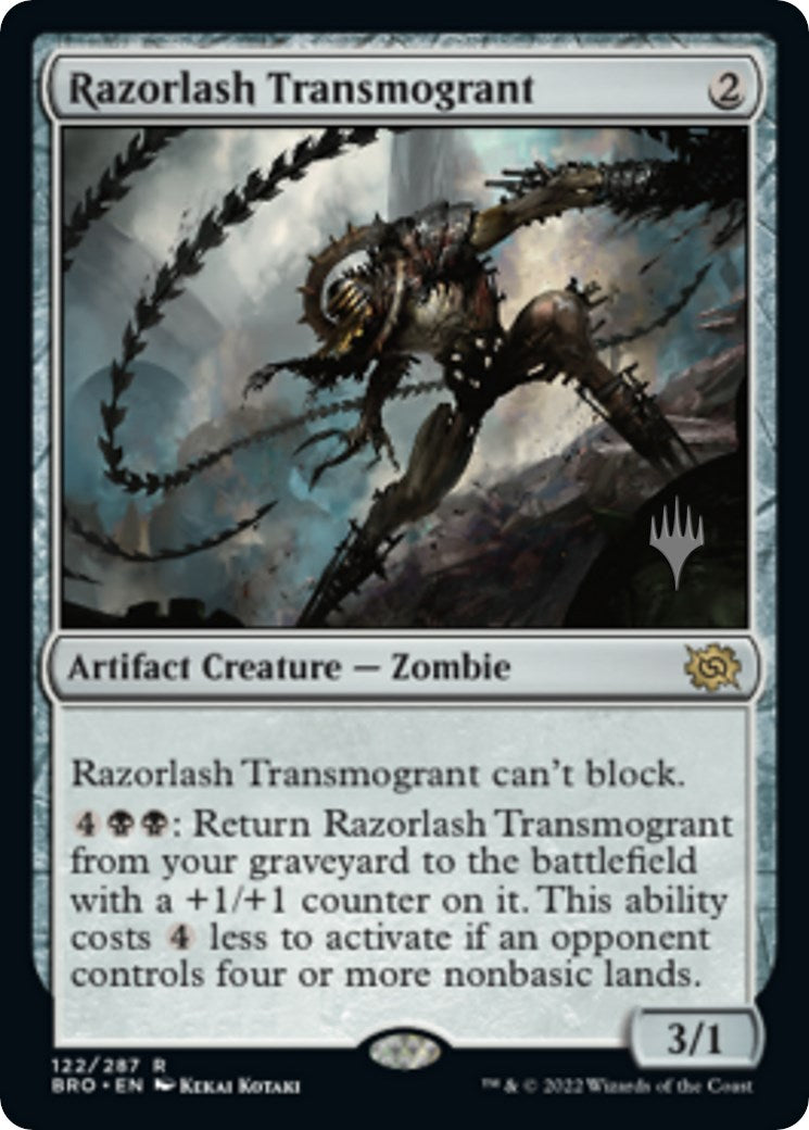 Razorlash Transmogrant (Promo Pack) [The Brothers' War Promos] | Gate City Games LLC