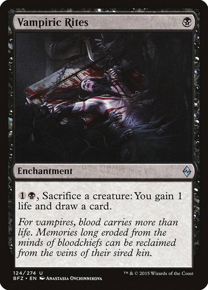 Vampiric Rites [Battle for Zendikar] | Gate City Games LLC