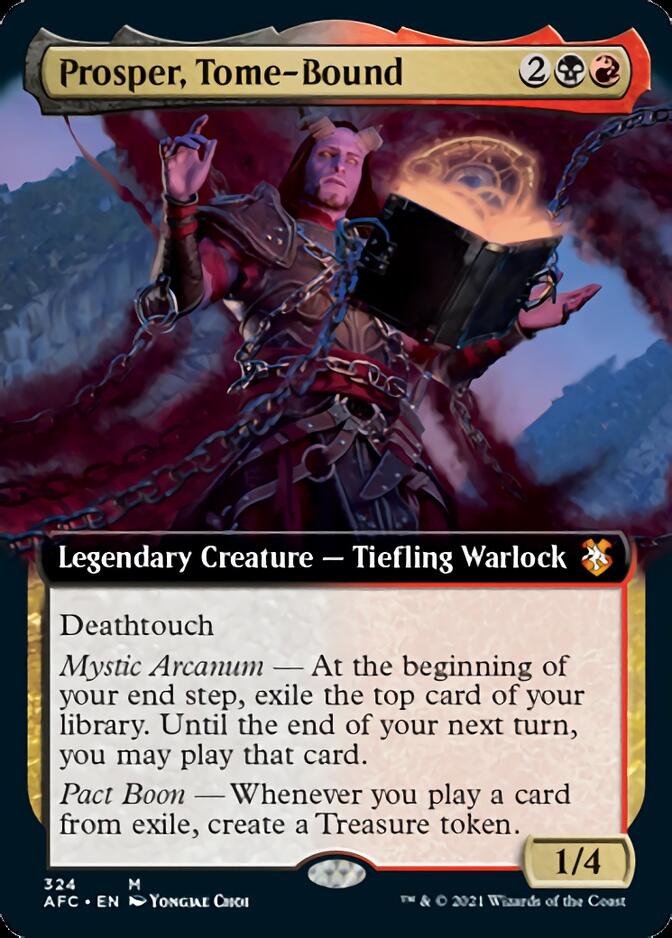 Prosper, Tome-Bound (Extended Art) [Dungeons & Dragons: Adventures in the Forgotten Realms Commander] | Gate City Games LLC