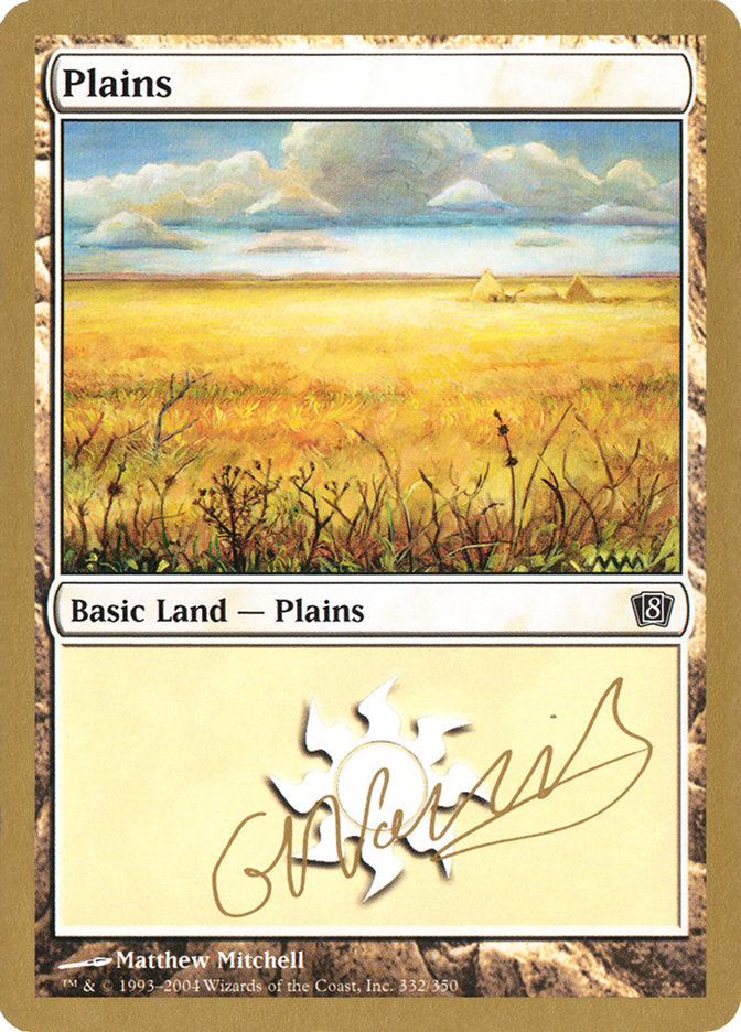 Plains (gn332) (Gabriel Nassif) [World Championship Decks 2004] | Gate City Games LLC