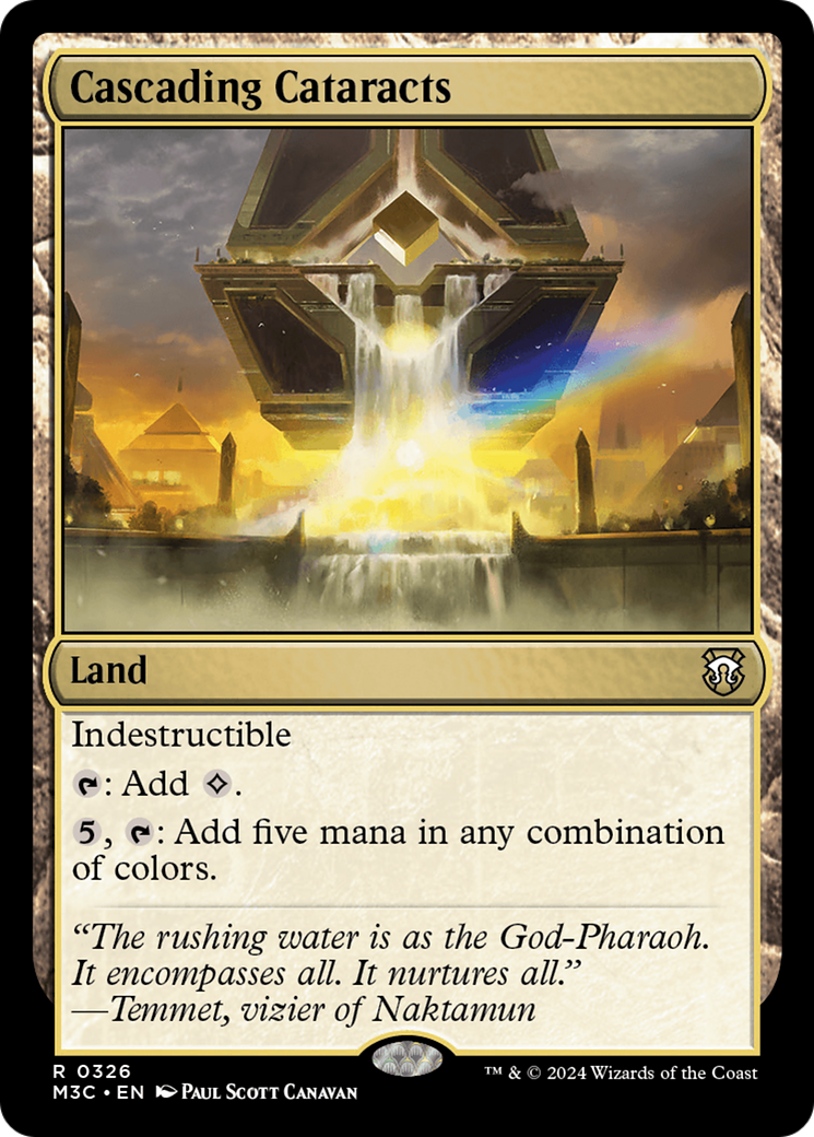 Cascading Cataracts (Ripple Foil) [Modern Horizons 3 Commander] | Gate City Games LLC