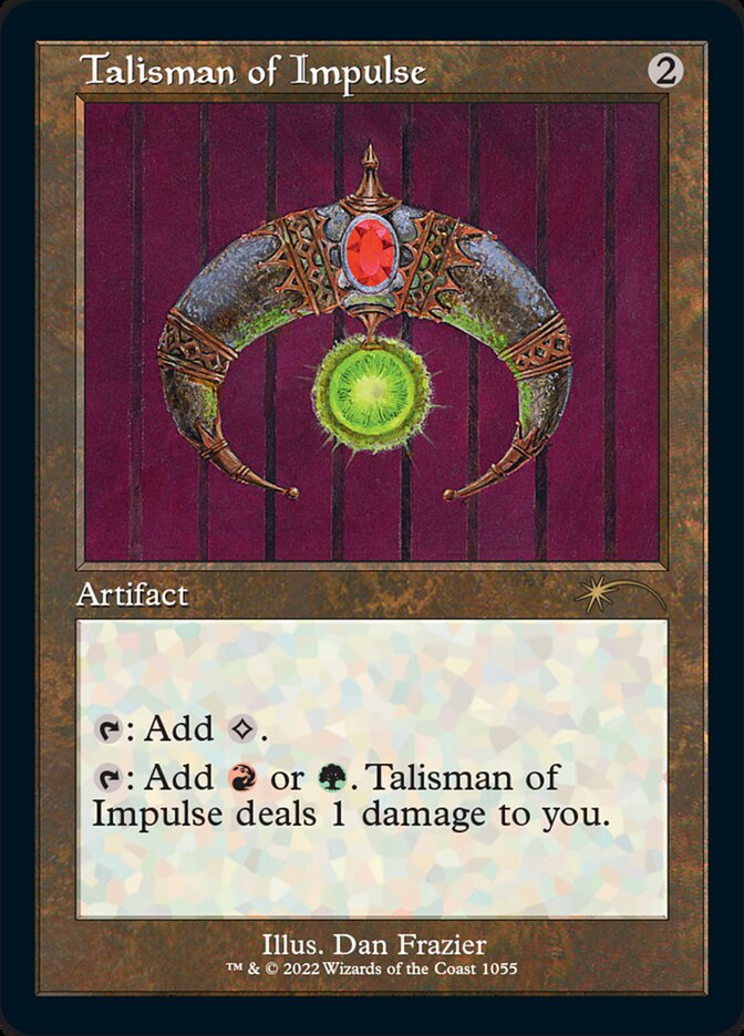 Talisman of Impulse (Foil Etched) [Secret Lair Drop Series] | Gate City Games LLC