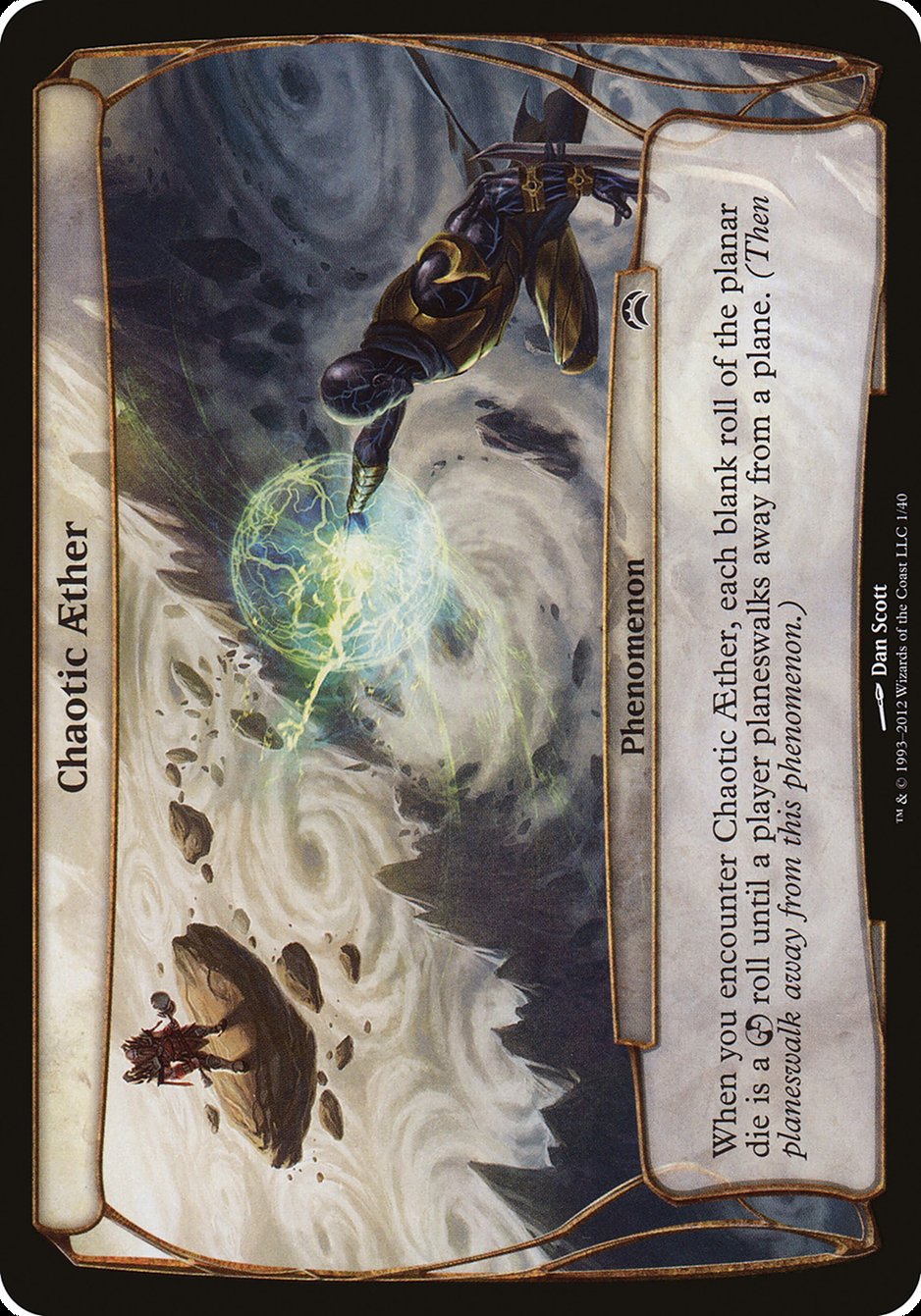 Chaotic Aether (Planes) [Planechase 2012 Planes] | Gate City Games LLC