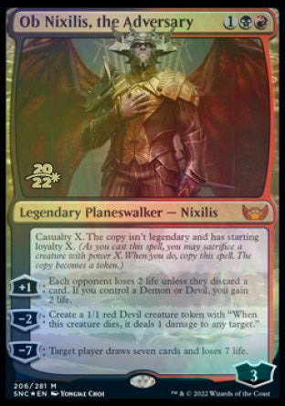 Ob Nixilis, the Adversary [Streets of New Capenna Prerelease Promos] | Gate City Games LLC