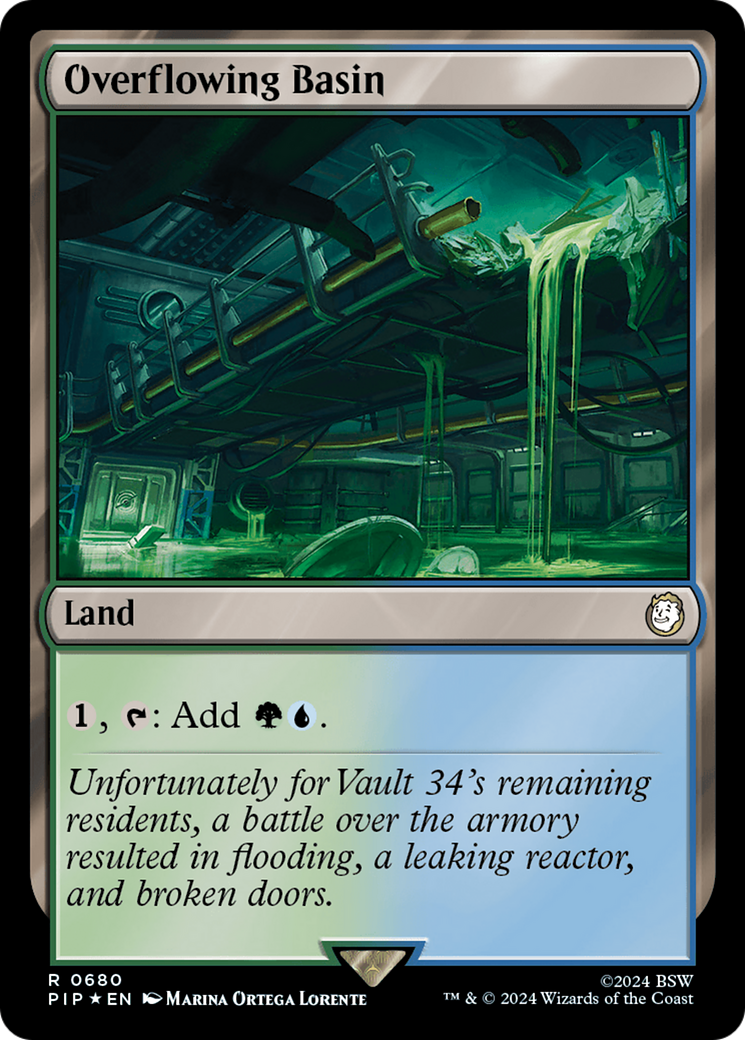 Overflowing Basin (Surge Foil) [Fallout] | Gate City Games LLC