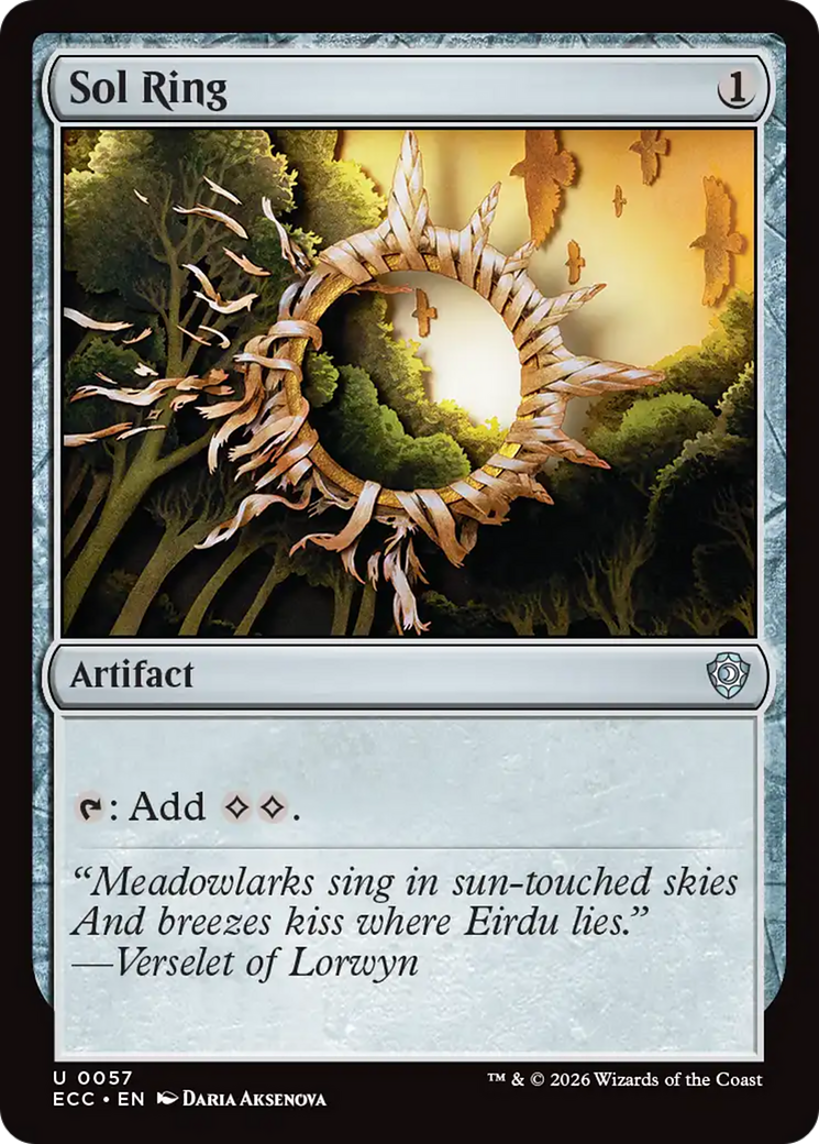 Sol Ring (0057) [Lorwyn Eclipsed Commander] | Gate City Games LLC