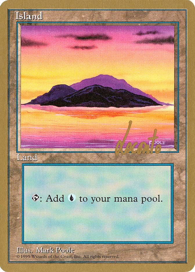 Island (ml368) (Michael Loconto) [Pro Tour Collector Set] | Gate City Games LLC