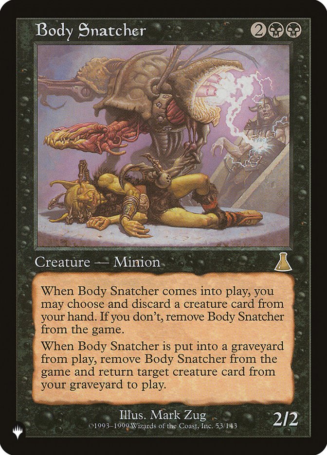 Body Snatcher [The List] | Gate City Games LLC