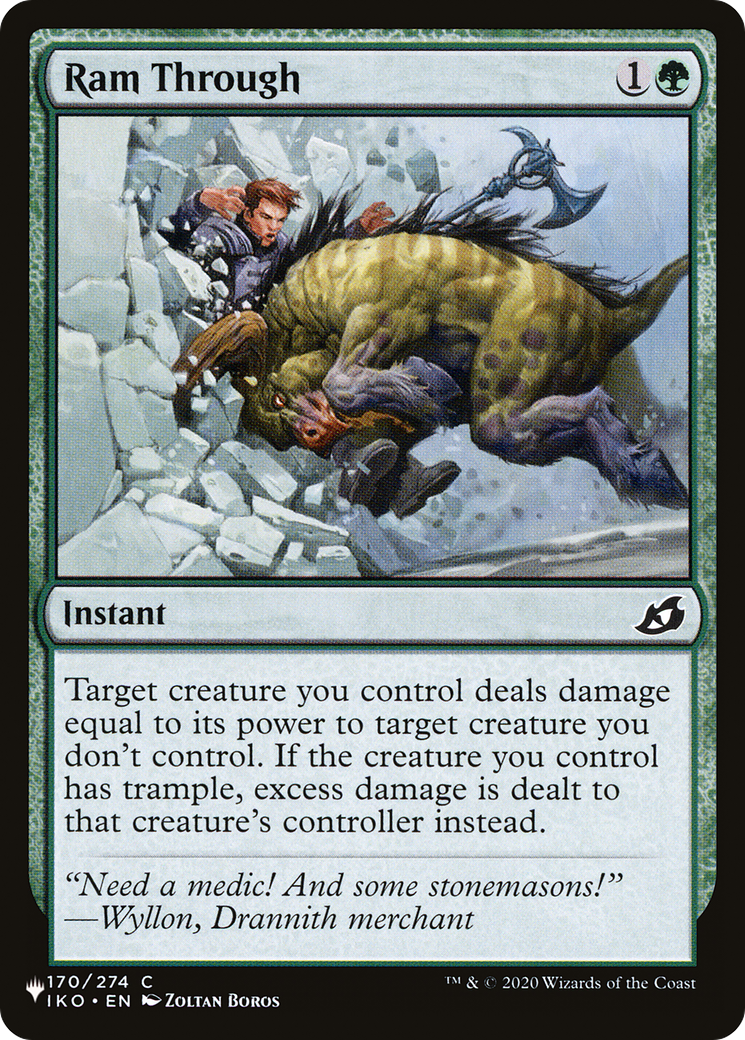 Ram Through [The List] | Gate City Games LLC