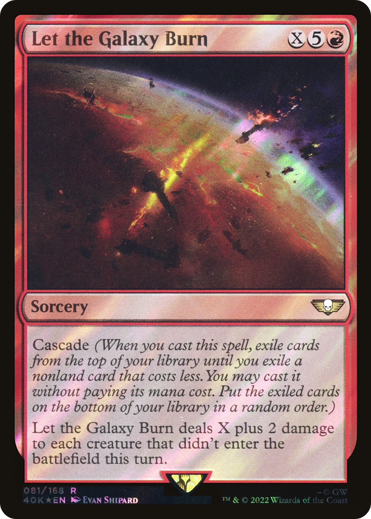 Galaxy Sword - Sword of Forge and Frontier [Secret Lair Drop Series] | Gate City Games LLC