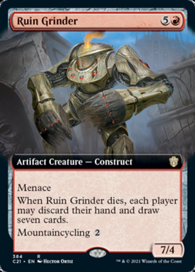Ruin Grinder (Extended Art) [Commander 2021] | Gate City Games LLC