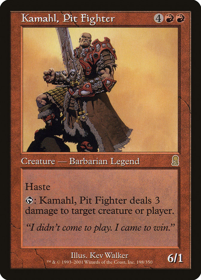 Kamahl, Pit Fighter [Odyssey] | Gate City Games LLC