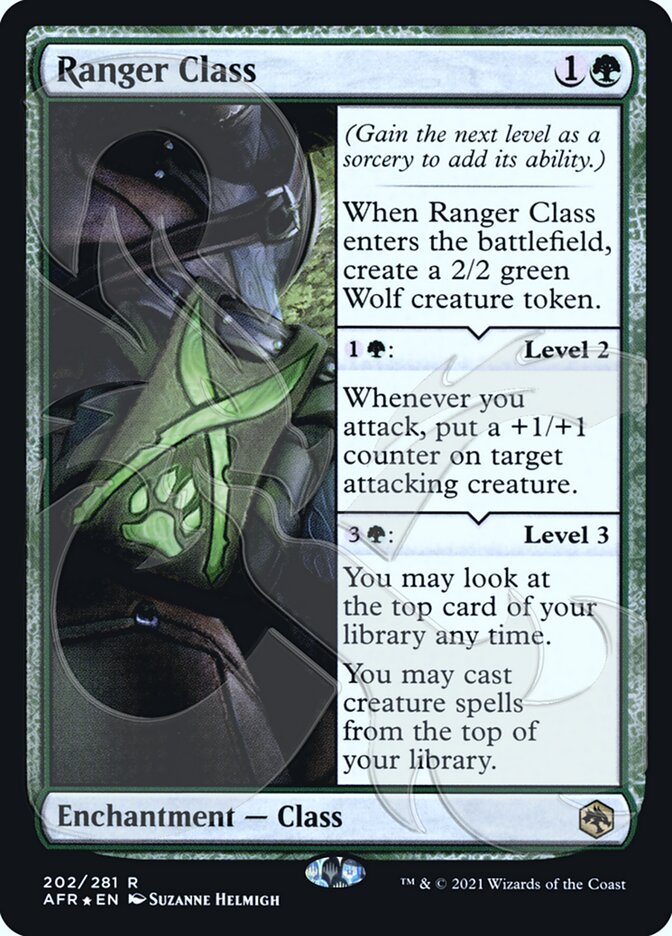 Ranger Class (Ampersand Promo) [Dungeons & Dragons: Adventures in the Forgotten Realms Promos] | Gate City Games LLC