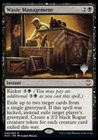 Waste Management (Promo Pack) [Streets of New Capenna Commander Promos] | Gate City Games LLC