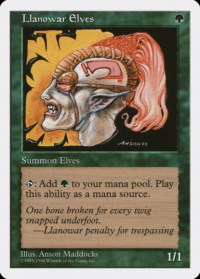 Llanowar Elves [Anthologies] | Gate City Games LLC