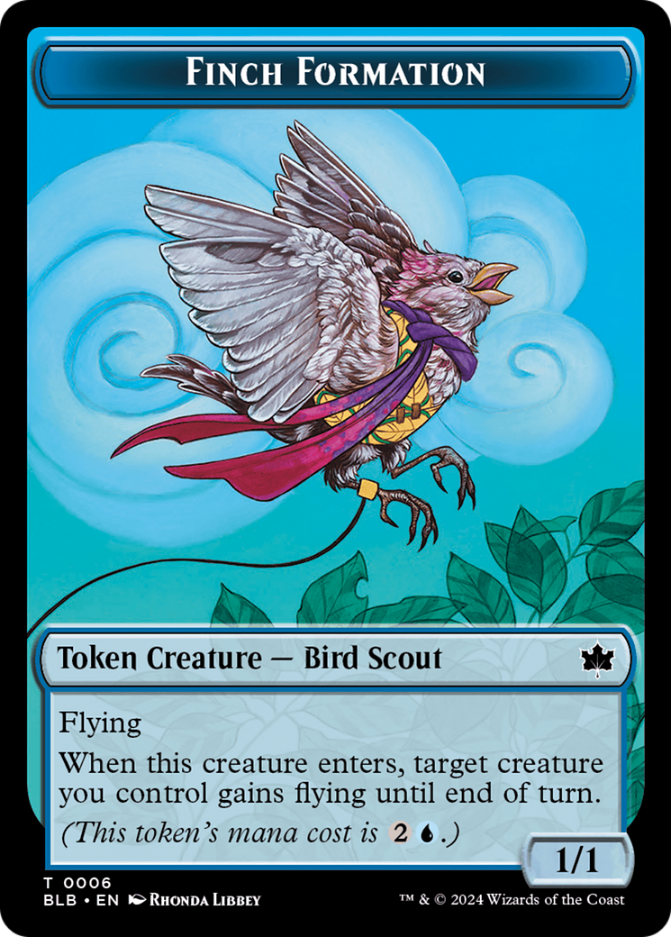 Finch Formation Token [Bloomburrow Tokens] | Gate City Games LLC