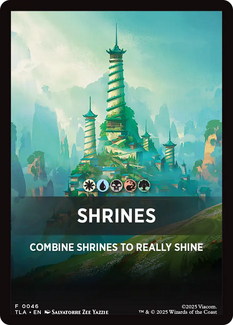 Shrines Theme Card [Avatar: The Last Airbender Tokens] | Gate City Games LLC