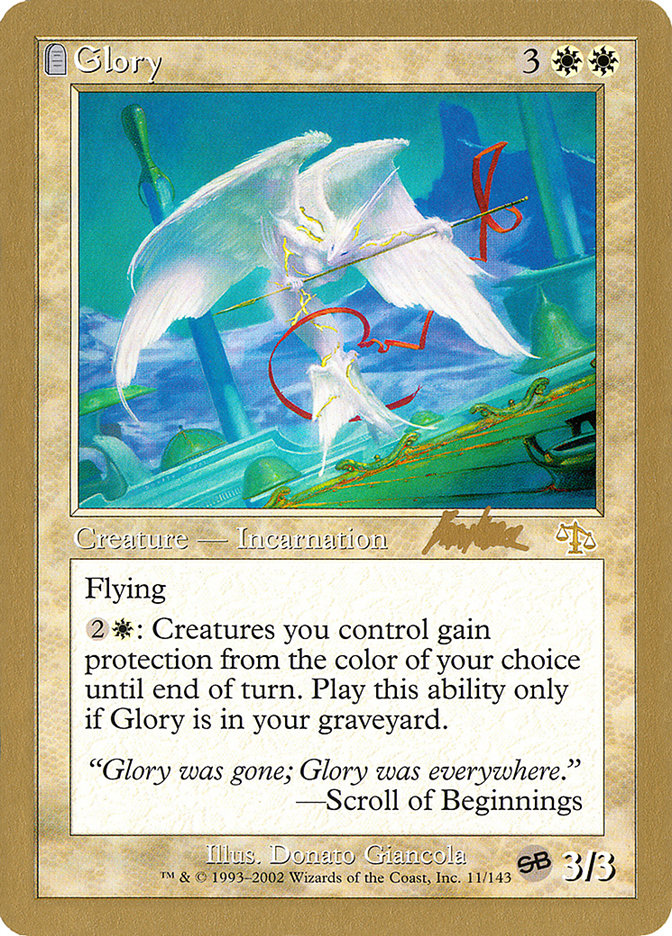 Glory (Brian Kibler) (SB) [World Championship Decks 2002] | Gate City Games LLC