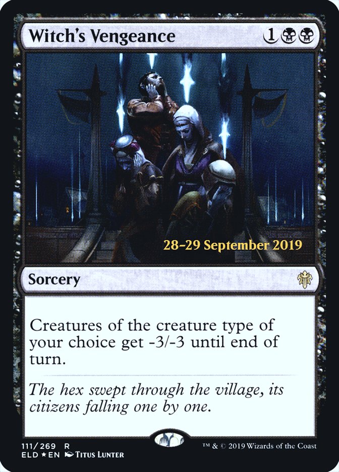 Witch's Vengeance [Throne of Eldraine Prerelease Promos] | Gate City Games LLC