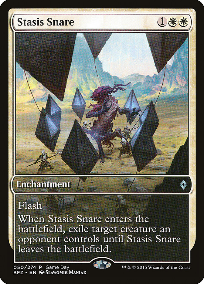 Stasis Snare (Game Day) [Battle for Zendikar Promos] | Gate City Games LLC