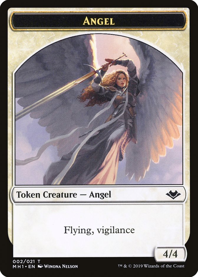 Shapeshifter (001) // Angel (002) Double-Sided Token [Modern Horizons Tokens] | Gate City Games LLC