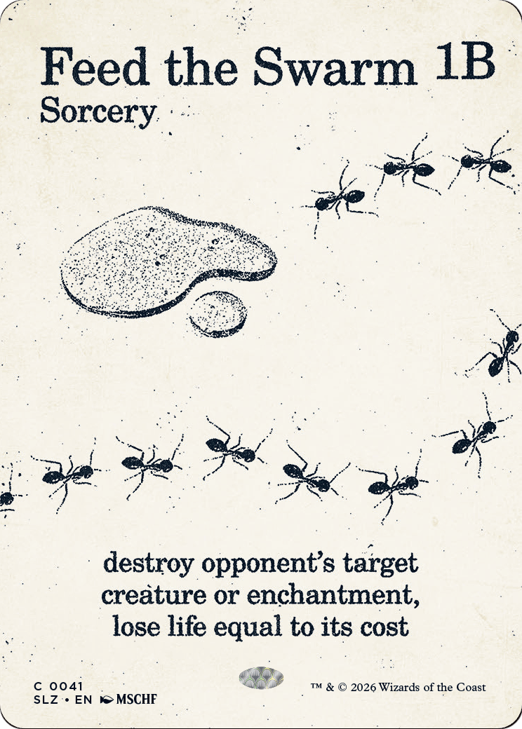 Feed the Swarm (0041) [Secret Lair x MSCHF: The Zeta Set] | Gate City Games LLC