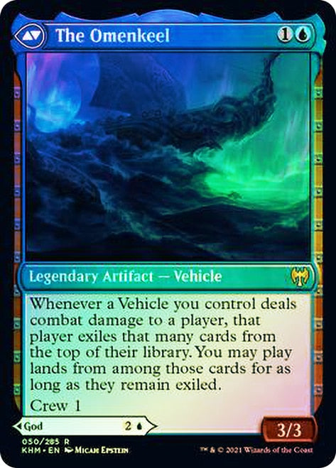 Cosima, God of the Voyage // The Omenkeel [Kaldheim Prerelease Promos] | Gate City Games LLC