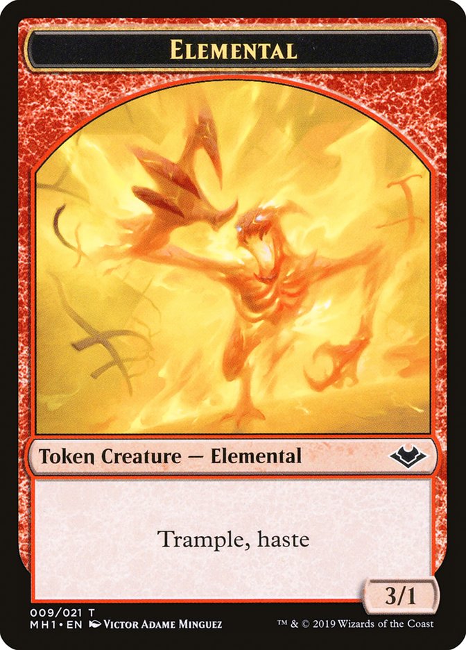 Soldier (004) // Elemental (009) Double-Sided Token [Modern Horizons Tokens] | Gate City Games LLC