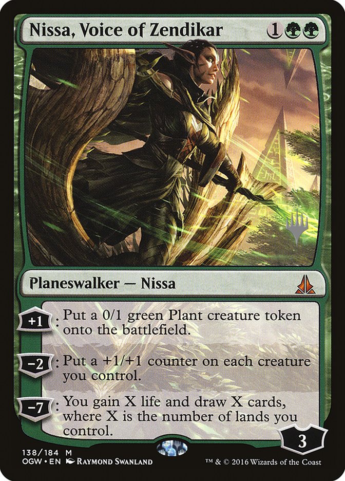 Nissa, Voice of Zendikar (Promo Pack) [Oath of the Gatewatch Promos] | Gate City Games LLC