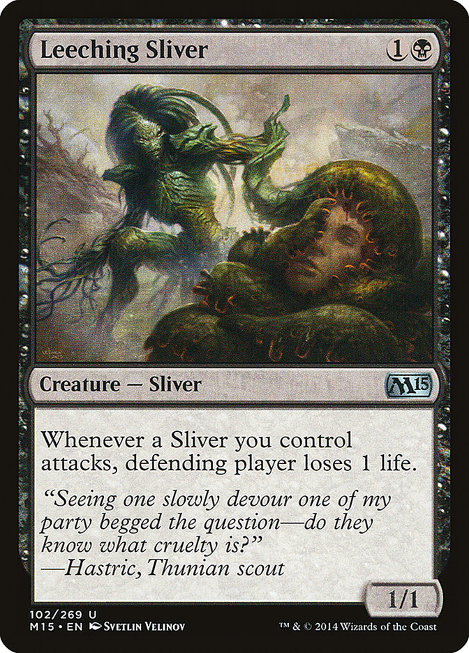 Leeching Sliver [Magic 2015] | Gate City Games LLC