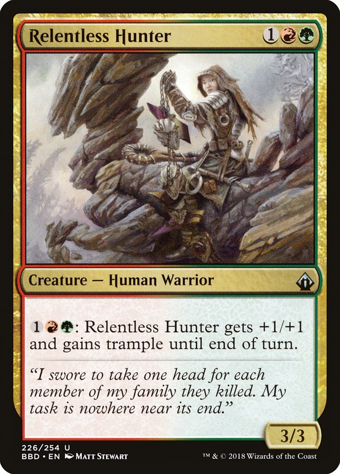Relentless Hunter [Battlebond] | Gate City Games LLC