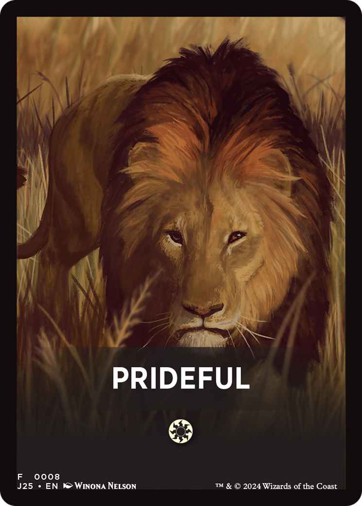 Prideful Theme Card [Foundations Jumpstart Front Cards] | Gate City Games LLC
