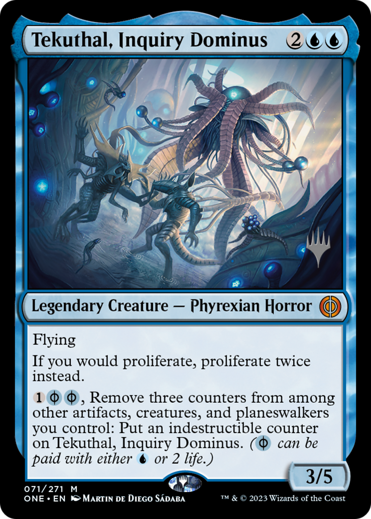 Tekuthal, Inquiry Dominus (Promo Pack) [Phyrexia: All Will Be One Promos] | Gate City Games LLC
