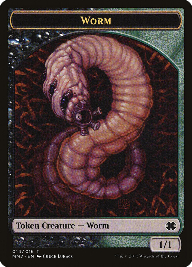 Worm Token [Modern Masters 2015 Tokens] | Gate City Games LLC