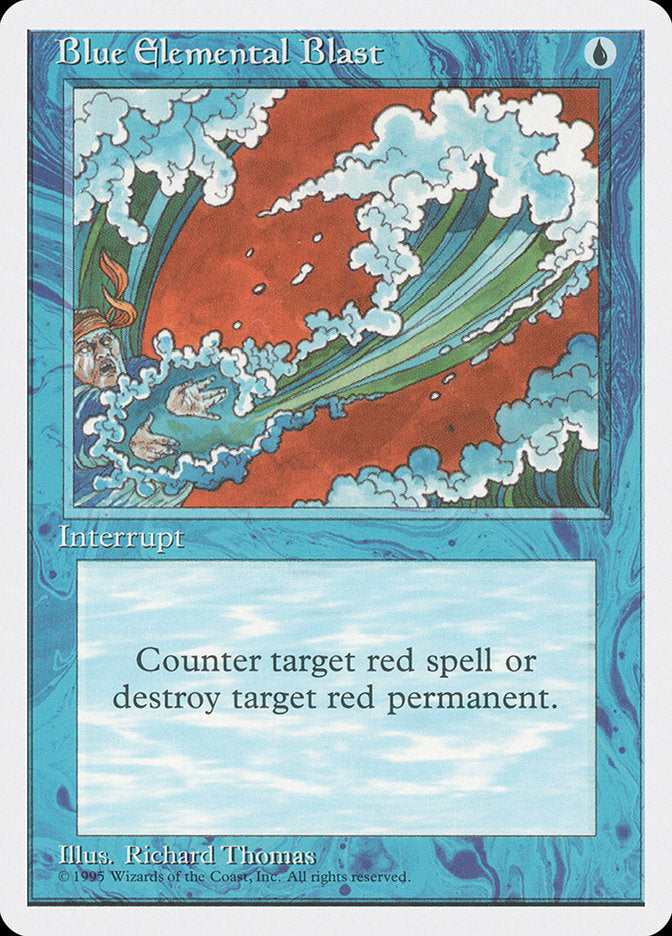 Blue Elemental Blast [Fourth Edition] | Gate City Games LLC