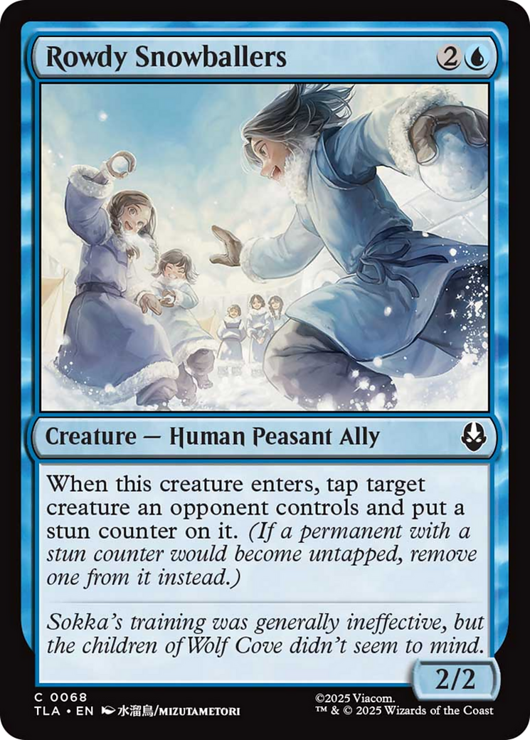Rowdy Snowballers [Avatar: The Last Airbender] | Gate City Games LLC