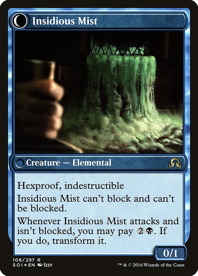 Elusive Tormentor // Insidious Mist [Shadows over Innistrad Prerelease Promos] | Gate City Games LLC