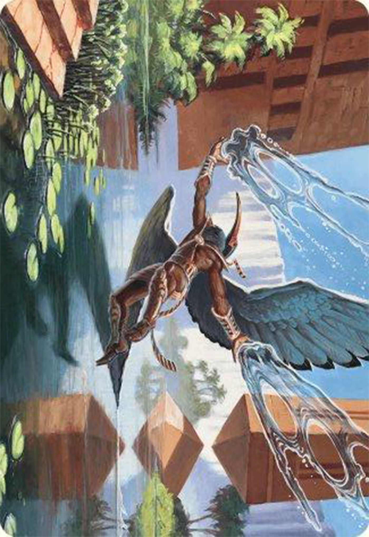 Nadu, Winged Wisdom Art Card [Modern Horizons 3 Art Series] | Gate City Games LLC