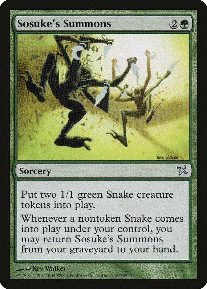 Sosuke's Summons [Betrayers of Kamigawa] | Gate City Games LLC