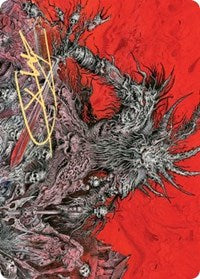 Varragoth, Bloodsky Sire Art Card (Gold-Stamped Signature) [Kaldheim Art Series] | Gate City Games LLC